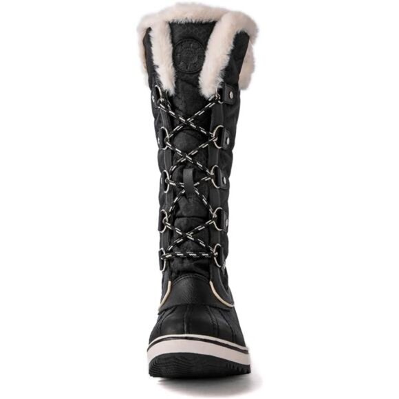 Women's Globalwin Mid Calf Waterproof Winter Boots Non-Slip Snow Boots For Women - Picture 4 of 8